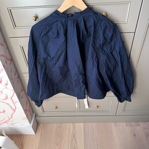 Banana Republic Dark Blue Cape Jacket
